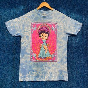 Betty Boop Tie Dye T-shirt Size Medium